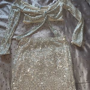 fashion nova sequin set